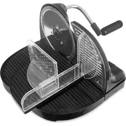 Küchenschneidemaschine Allesschneider manuell kompakt schwarz