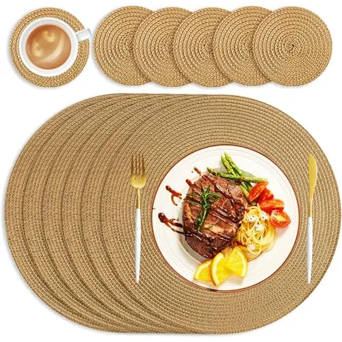 Tischsets Gold von HEYOMART