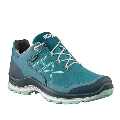 HAIX Black Eagle Adventure 3.0 GTX Ws Low/Teal-Mint - Komfortable Wanderschuhe für Damen - Wanderschuhe mit wasserdichter GORE-TEX Membran für trockene Füße und höchsten Komfort auf jedem Terrain.