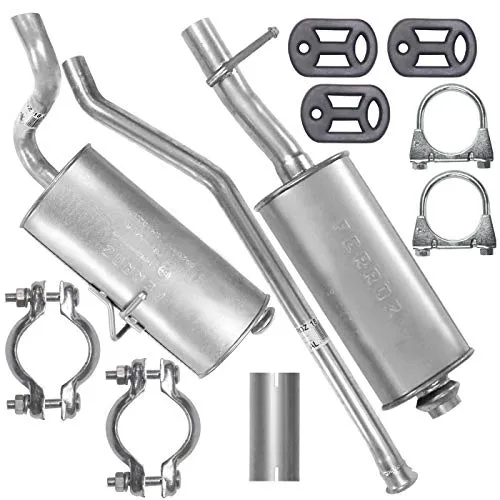 Adamot Auspuffanlage Schalldämpferset Auspuff für Berlingo 1 I 1.1i 1.4i 1.8i Partner 1 I 1.1i 1.4i 1.8i