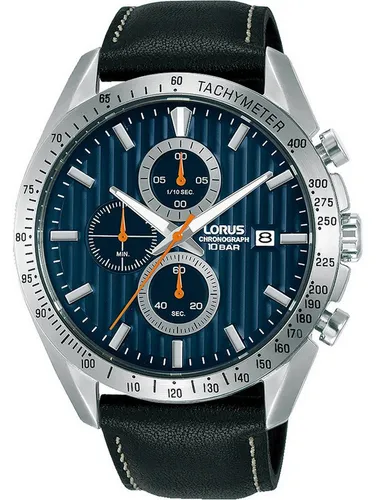 LORUS RM311HX9 Sport Chronograph Herrenuhr 45mm - Chronograph für Herren, wasserdicht bis 10ATM, mit robustem Edelstahlgehäuse und sportlichem Design – ideal für aktive Lebensstile.