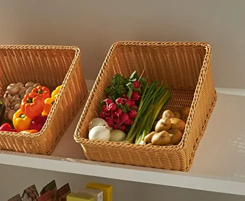 Polyrattan Brotkorb 40x50cm in braun von Dekoleidenschaft