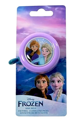 Frozen - Die Eiskönigin Fahrradklingel Kinder | kleine Geschenke für Mädchen | Fahrradglocke | Outdoor Spielzeug | Fahrrad Zubehör | Klingel