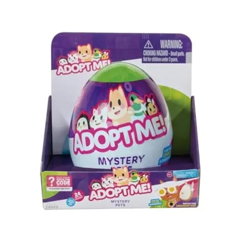 Adopt Me! Assortiment Minifiguren Surprise Pet (12) - Fantastische Kreaturen für Kinder – Überraschungsei mit 12 Minifiguren, die bei Kontakt mit Wasser ihre Arten enthüllen. Sammle alle 24 Modelle und entdecke den Spaß!