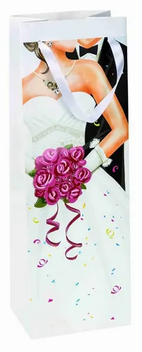 Idena Tragetasche Idena Flaschentasche mit Applikation von Idena