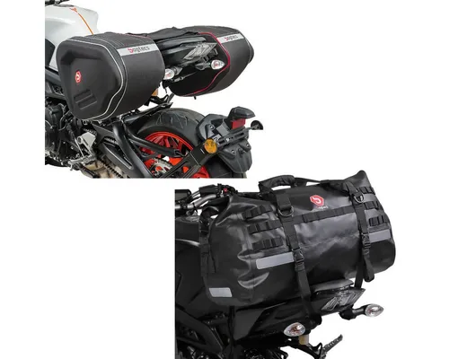 Bagtecs Reisetasche Set Seitentaschen + Hecktasche S1