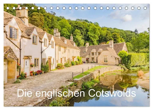 CALVENDO Wandkalender Die englischen Cotswolds (Tischkalender 2026 DIN A5 quer), CALVENDO Mo