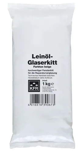 Decotric Leinöl-Glaserkitt 1 kg - Holzöle, ideal für die Reparatur und Pflege von Holzfenstern, sorgt für einen langlebigen und witterungsbeständigen Schutz.