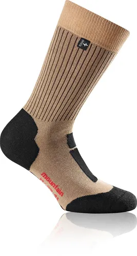 Rohner Trekkingsocke Crew Mountain Trekking (antibakteriell, Fuss-Wellness) beige - 1 Paar
