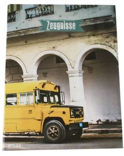 Stylex Zeugnismappe DINA 4 mit 20 Hüllen, sortiert