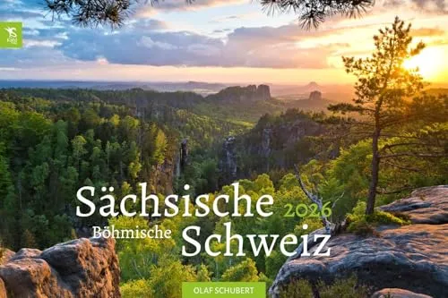 Kalender Sächsische & Böhmische Schweiz 2026 - Wandkalender 45 x 30 cm, mit beeindruckenden Landschaftsbildern, ideal für Naturliebhaber und zur Planung des Jahres.
