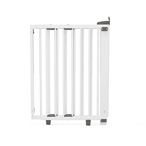 Geuther Schwenk-Türschutzgitter Plus 58-93 cm weiß - Kindersicherungen – Sicheres und flexibles Türschutzgitter, ideal für barrierefreien Durchgang und einfache Montage. Mit extrahoher Ausführung und einhändig bedienbarem Sicherheitsverschluss.