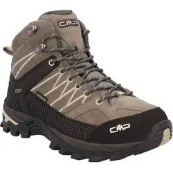 CMP RIGEL MID WMN TREKKING SHOES WP - Wasserdichte Wanderschuhe für Damen - Wanderschuhe in Größe 36, sportlich und knöchelhoch, mit FullOn GRIP Technologie für optimalen Halt auf jedem Terrain.