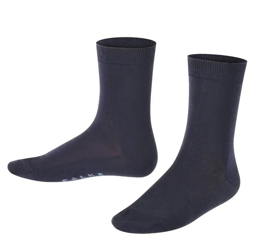 Falke Tagessocke Cotton Finesse (hautschmeichelnde Baumwolle) marineblau Kinder - 1 Paar