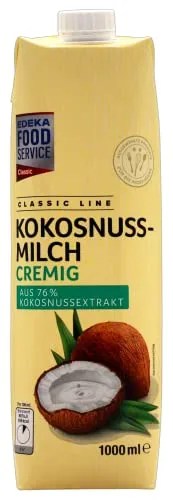 Classic Line Kokosnussmilch cremig, 12er Pack (12 x 1 l) von EDEKA