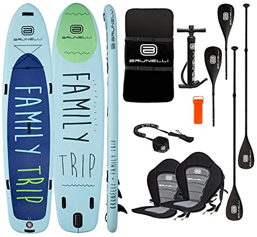 BRUNELLI 12.0 Family Trip SUP Board Stand Up Paddle Surf-Board Familien Board 365x86x15cm