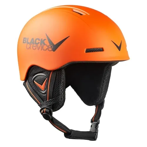 Black Crevice Kinder Skihelm Stubai, BCR143819 (Orange/Schwarz, 48-52 cm)