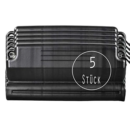 Hochwertige Pool Eisdruckpolster in Premiumqualität | Mit Sand beschwert + Verbindungshaken | Eisschutz Überwinterung Schwimmbecken Robust Winterfest Eisbrecher Frostsicher (5 Stück)