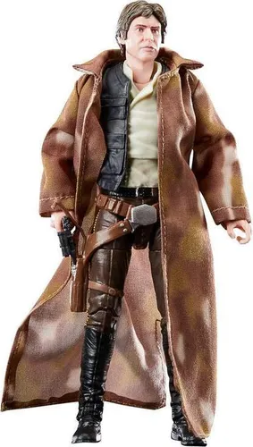 Star Wars The Black Series Han Solo 15 cm Action-Figur - Actionfigur für Kinder, inspiriert von Star Wars: Die Rückkehr der Jedi-Ritter, mit beweglichen Teilen und Blaster-Zubehör für kreative Spielmöglichkeiten.