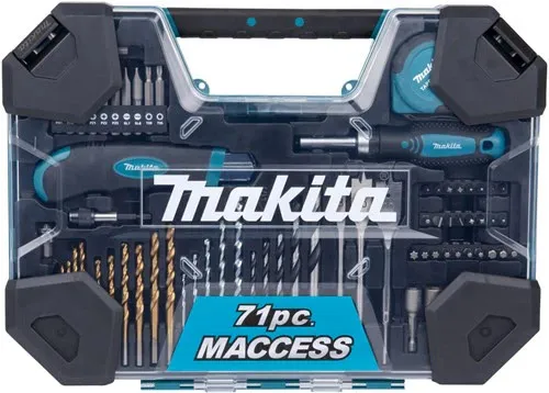 Produktbild Makita Accessoires Bohr- und Schraubbitset 71-teilig