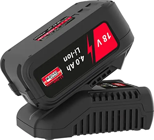 Güde Starter-Kit LGAP 18-3040 18V 4,0Ah Akku Schwarz - Werkzeugakkus – leistungsstarkes Starter-Kit mit 4,0 Ah Akkupack und 3A Schnellladegerät, ideal für alle 18 V E³ Maschinen und sorgt für lange Betriebszeiten.