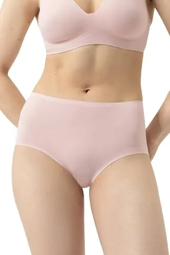 Mey Invisibles Waist Pants Hellrosa X-Large Damen - Elegante High-Waist-Slips für unsichtbaren Komfort – bieten eine glatte Silhouette und sitzen den ganzen Tag bequem. Ideal unter enganliegender Kleidung, dank weicher Materialmischung und nahtlosem Design.