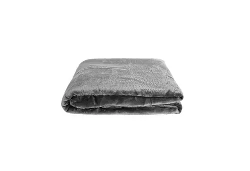 Kuschelige Fleecedecke 220x240 cm in Anthrazit-Grau - Erleben Sie höchsten Komfort mit dieser hochwertigen Flanell-Decke. Sie sorgt für wohlige Wärme an kalten Abenden und ist perfekt für gemütliche Stunden auf dem Sofa. Pflegeleicht und maschinenwaschbar.