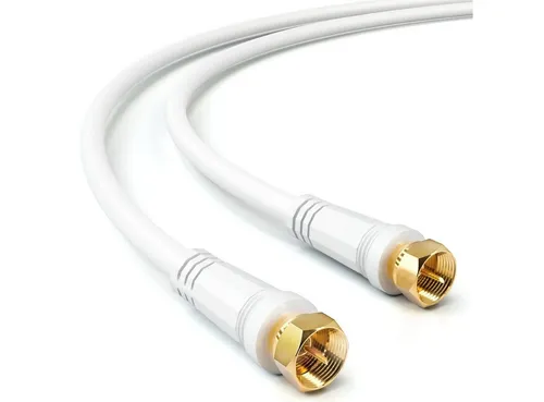 Produktbild deleyCON deleyCON 1m SAT TV Antennenkabel Koaxial Kabel HDTV 4-fach Schirmung SAT-Kabel