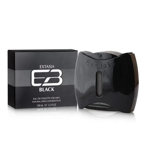New Brand EXTASIA BLACK MEN Eau de Toilette 100ml