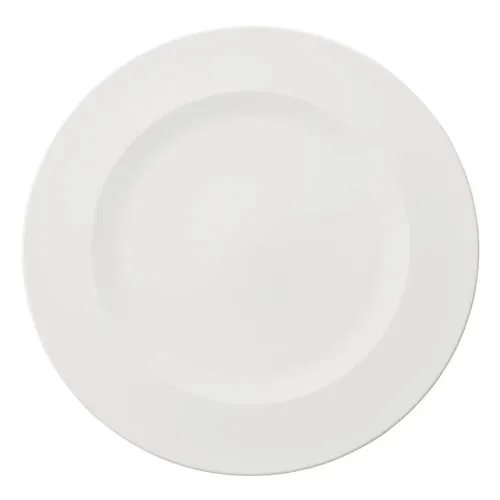 Villeroy & Boch For Me Platzteller 1-tlg. weiß - Eleganter Platzteller aus hochwertigem Porzellan, perfekt für festliche Anlässe und ein stilvolles Dinner-Setting.