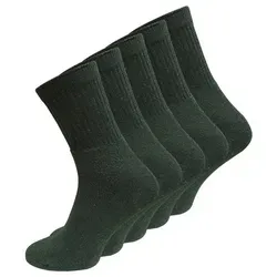 Cotton Prime® Socken (10-Paar) Strapazierfähig und Robust grün 43-46