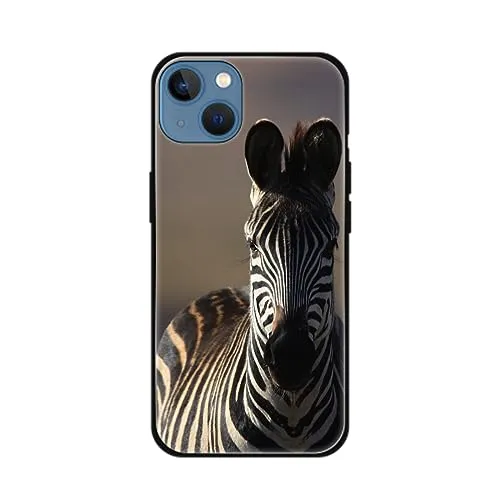 König Design Handyhülle Kompatibel mit Apple iPhone 13 mini Hülle TPU Eckenschutz Stoßfest Dünn Kratzfest Schutzhülle - Zebra