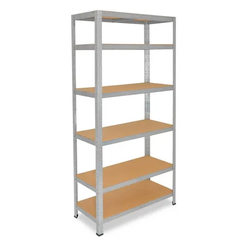 shelfplaza Schwerlastregal HOME, 230x120x50cm - Schwerlastregal mit 6 Böden, Tragkraft bis 145 kg pro Boden, ideal für Keller, Garage oder Lager. Hohe Stabilität und individuelle Produktion in Deutschland.