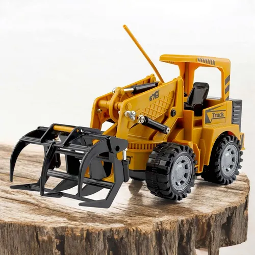 RC Ferngesteuerter Bagger,Bulldozer,Radlader, Baustellen-Fahrzeug mit Akku, 1:24