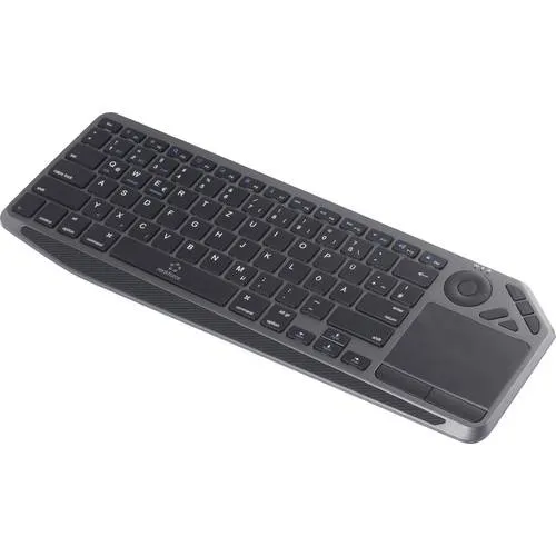 Renkforce RF-WLBTKB-300 Bluetooth Tastatur Deutsch QWERTZ Schwarz