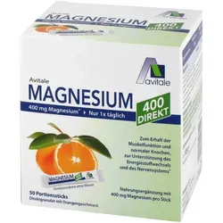 Magnesium 400 direkt Portionssticks Orange 50X2.1 g