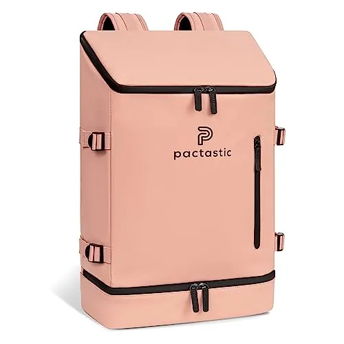 Pactastic großer Toploader-Rucksack mit Laptopfach - Tagesrucksäcke mit 23 Litern Volumen, wasserabweisend und ultraleicht (900g) – ideal für Reisen, Büro und Freizeit. Ergonomischer Tragekomfort dank verstellbarer Gurte und gepolstertem Rücken.