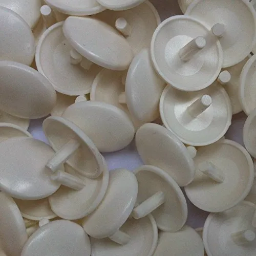 Stück Stift Abdeckkappen 18/3,0 Schrauben Weiss 25