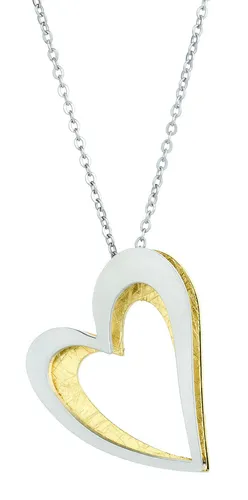 Ernstes Design Herz Anhänger aus Edelstahl von Ernstes Design