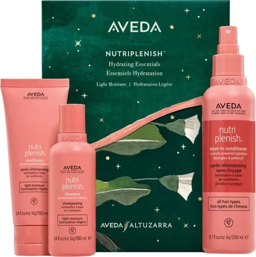 Aveda Nutriplenish Haarshampoo-Set, 100 ml + Haarspülung, 100 ml + Leave-in Conditioner, 200 ml