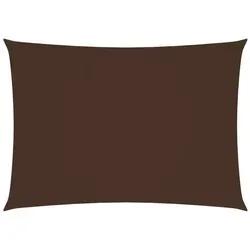 furnicato Sonnensegel Oxford-Gewebe Rechteckig 2,5x4 m Braun, (1-tlg) braun 400 cm x 1 cm