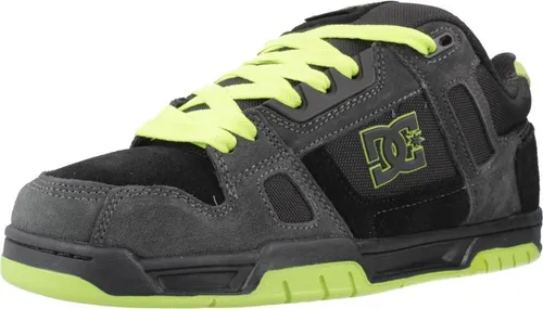 DC Shoes Stag – Unisex Lederschuhe in Schwarz, Größe 42.5 - Hochwertige Lederschuhe mit atmungsaktivem Mesh und strapazierfähigem Obermaterial. Ideal für stilvolle Freizeitlooks und optimalen Tragekomfort.