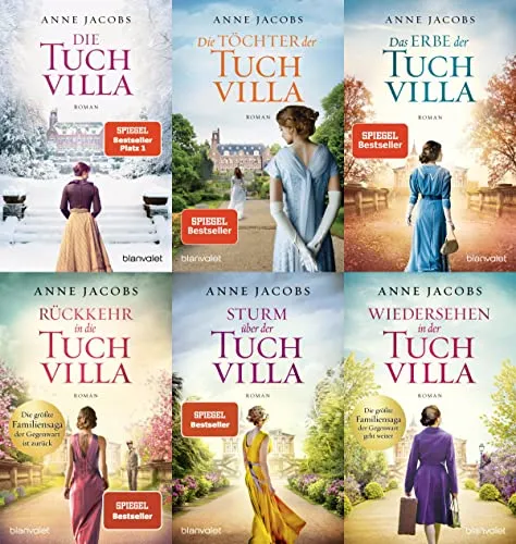 Die Tuchvilla-Saga Komplettset mit Postkarten
