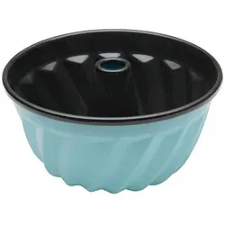 Riess Gugelhupfform Kristallblau - Runde, kratzfeste Gugelhupfform aus Metall, PFAS-frei und ideal für gesundes Backen.