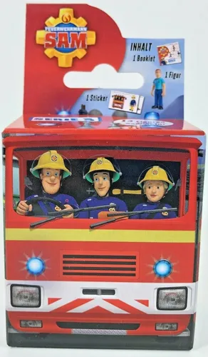 Feuerwehrmann Sam Figur Serie 3 | Sammelfigur 1/13 mit Sticker & Booklet