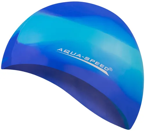 Aqua Speed Badekappe Farbige Silikon Badekappe – Stylisches Design für Pool & See (Robust & elastisch – ideal für alle Schwimmarten), Leicht & stabil – kein Einschnüren oder Drücken