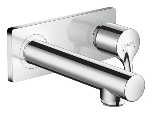 hansgrohe Talis S Waschtischarmatur Unterputz - Elegante Unterputz-Waschtischarmatur mit EcoSmart-Technologie für wassersparenden Genuss und AirPower für einen vollen Wasserstrahl. Ideal für modernes Badezimmerdesign.