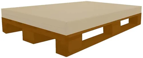 Best for Home Palettenkissen – Festes, Bequemes Schaumkissen für Sitz & Polster, Bio-Baumwolle