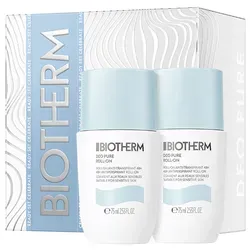 Biotherm Deo Pure Roll-On Duo Set - Alkoholfreies Antitranspirant für alle Hauttypen, bietet effektiven Geruchsschutz und hohen Anwendungskomfort durch breitere Roll-on-Fläche.