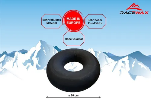RaceWax Schlitten RaceWax LKW-Schlauch ca. Ø 80cm als Rodelschlauch Snowtube